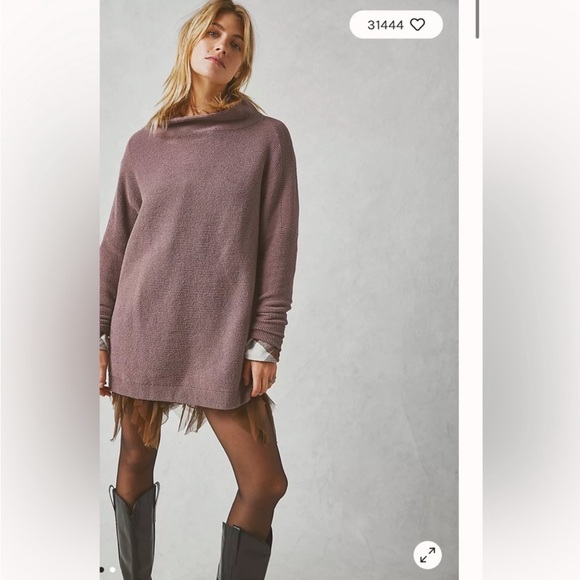 NWT FREE PEOPLE Ottoman Slouchy Tunic - Picture 2 of 12